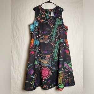 NWOT Disney Cars Midi Dress